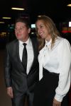 Amsterdam 11 december 2018
Martijn Krabbe met zijn verloofde Deborah Wietzes bij modeshow Nikkie Plessen