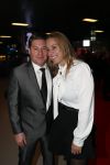 Amsterdam 11 december 2018
Martijn Krabbe met zijn verloofde Deborah Wietzes bij modeshow Nikkie Plessen