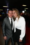 Amsterdam 11 december 2018
Martijn Krabbe met zijn verloofde Deborah Wietzes bij modeshow Nikkie Plessen