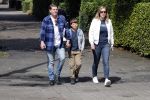 Amsterdam 25 augustus 2018
Martijn Krabbe gaat met zijn zoon achilles en zijn nieuwe vriendin Deborah Wietzes boodschappen doen.