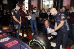 Amsterdam 13 november 2018
Presentatie TAG Heuer horloge van Max Verstappen in Hotel Arena. Robert Doornbos en Rob Kamphues doen de presentatie.
