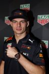 Amsterdam 13 november 2018
Presentatie TAG Heuer horloge van Max Verstappen in Hotel Arena. Robert Doornbos en Rob Kamphues doen de presentatie.