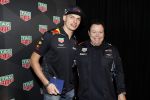 Amsterdam 13 november 2018
Presentatie TAG Heuer horloge van Max Verstappen in Hotel Arena. Robert Doornbos en Rob Kamphues doen de presentatie.
