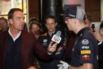 Amsterdam 13 november 2018
Presentatie TAG Heuer horloge van Max Verstappen in Hotel Arena. Robert Doornbos en Rob Kamphues doen de presentatie.