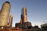 Rotterdam 15 november 2018
Memphis Depay heeft de penthouse in appartementen complex Montevideo in Rotterdam. Het ligt naast Hotel New York en de Erasmusbrug.
