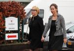 Amsterdam 3 december 2018
Herdenkings bijeenkomst Manfred de Graaff op Golfbaan the Old course. Manfreds weduwe Monique Spierdijk en zijn dochter Fien Derman 
Monique de Graaf