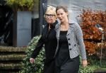 Amsterdam 3 december 2018
Herdenkings bijeenkomst Manfred de Graaff op Golfbaan the Old course. Manfreds weduwe Monique Spierdijk en zijn dochter Fien Derman 
Monique de Graaf