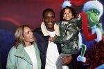 Amsterdam 24 november 2018
Premiere van de Grinch in pathe arena.
Nienke Plas met vriend en zoon.
