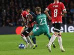Eindhoven, 24 Oktober 2018 PSV-Tottemham Hotspur.
Duel in de voorronde Champions League, eindstand 2-2.
Pablo Rosario en Christian  Eriksen