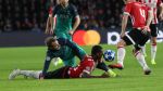 Eindhoven, 24 Oktober 2018 PSV-Tottemham Hotspur.
Duel in de voorronde Champions League, eindstand 2-2.
Pablo Rosario en Christian  Eriksen