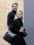 Amsterdam 11 december 2018
Piet Boon met zijn vriendin op de pc hooftstraat