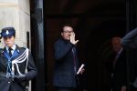 Amsterdam 6 december 2018
Prins Claus prijzen in paleis op de dam . Aanwezig Prinses Baetrix Prinses Mabel Prins Constantijn Koning Willem Alexander en koningin Maxima.
