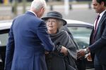 Hilversum 12 december 2018
Pieter Broertjes en Johan Remkes ontvangen prinses Beatrix bij beeld en geluid op het mediapark.