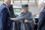 Hilversum 12 december 2018
Pieter Broertjes en Johan Remkes ontvangen prinses Beatrix bij beeld en geluid op het mediapark.