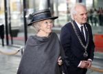 Hilversum 12 december 2018
Pieter Broertjes en Johan Remkes ontvangen prinses Beatrix bij beeld en geluid op het mediapark.