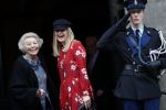 Amsterdam 6 december 2018
Prins Claus prijzen in paleis op de dam . Aanwezig Prinses Baetrix Prinses Mabel Prins Constantijn Koning Willem Alexander en koningin Maxima.