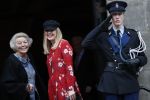 Amsterdam 6 december 2018
Prins Claus prijzen in paleis op de dam . Aanwezig Prinses Baetrix Prinses Mabel Prins Constantijn Koning Willem Alexander en koningin Maxima.