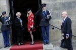 Amsterdam 6 december 2018
Prins Claus prijzen in paleis op de dam . Aanwezig Prinses Baetrix Prinses Mabel Prins Constantijn Koning Willem Alexander en koningin Maxima.