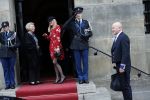 Amsterdam 6 december 2018
Prins Claus prijzen in paleis op de dam . Aanwezig Prinses Baetrix Prinses Mabel Prins Constantijn Koning Willem Alexander en koningin Maxima.