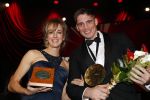 Amsterdam 19 december 2018
Sportman van het jaar verkiezing in afas live. Kjeld Nuis met Sportvrouw van het Jaar 2018 Suzanne Schulting, gehandicapte sporter van het Jaar 2018 Bibian Mentel en de coaches van het Jaar 2018 Jac Orie en Raemon Sluijter De baanwielrenners werden ploeg van het jaar, Marianne Timmer kreeg een ouvre prijs en Rico Verhoeven werd door de Zapp kijkers gekozen tot meest populaire sporter.