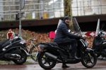 Amsterdam 6 december 2018
Ruud Gullit op zijn scooter