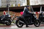 Amsterdam 6 december 2018
Ruud Gullit op zijn scooter
