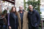 Amsterdam 17 december 2018
Ruud Gullit met zijn vriendin Karin de Rooij en Mark Teurlings in Amsterdam zuid.