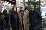 Amsterdam 17 december 2018
Ruud Gullit met zijn vriendin Karin de Rooij en Mark Teurlings in Amsterdam zuid.