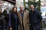 Amsterdam 17 december 2018
Ruud Gullit met zijn vriendin Karin de Rooij en Mark Teurlings in Amsterdam zuid.
