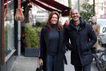 Amsterdam 17 december 2018
Ruud Gullit met zijn vriendin Karin de Rooij in Amsterdam zuid.