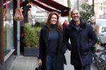 Amsterdam 17 december 2018
Ruud Gullit met zijn vriendin Karin de Rooij in Amsterdam zuid.
