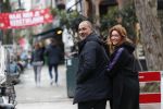 Amsterdam 17 december 2018
Ruud Gullit met zijn vriendin Karin de Rooij in Amsterdam zuid.