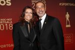 Amsterdam 19 december 2018
Sportman van het jaar verkiezing in afas live. Ruud Gullit met zijn vriendin Karin de Rooij