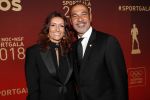 Amsterdam 19 december 2018
Sportman van het jaar verkiezing in afas live. Ruud Gullit met zijn vriendin Karin de Rooij
