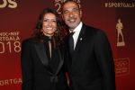 Amsterdam 19 december 2018
Sportman van het jaar verkiezing in afas live. Ruud Gullit met zijn vriendin Karin de Rooij