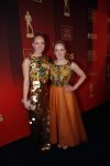 Amsterdam 19 december 2018
Sportman van het jaar verkiezing in afas live. Sanne en Lieke Wevers in jurk van Addy v d Krommenacker