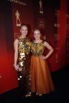 Amsterdam 19 december 2018
Sportman van het jaar verkiezing in afas live. Sanne en Lieke Wevers in jurk van Addy v d Krommenacker