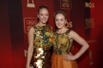 Amsterdam 19 december 2018
Sportman van het jaar verkiezing in afas live. Sanne en Lieke Wevers in jurk van Addy v d Krommenacker