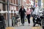 Amsterdam 22 november 2018
Sonja Bakker met vriend Barry Suijdam aan de wandel met hun hond in Amsterdam zuid.