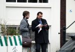 Amsterdam 25 november 2018
Thierry Baudet vertrekt vanaf zijn huis naar het programma buitenhof van Paul Witteman.