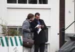 Amsterdam 25 november 2018
Thierry Baudet vertrekt vanaf zijn huis naar het programma buitenhof van Paul Witteman.