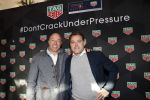 Amsterdam 13 november 2018
Presentatie TAG Heuer horloge van Max Verstappen in Hotel Arena. Robert Doornbos en Rob Kamphues doen de presentatie. Tom Coronel