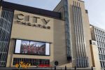 Amsterdam 14 november 2018
Reclame voor War Child  op het City theater.