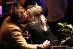 Amsterdam  29 november 2018
Wesly Bronkhorst betrapt met zijn nieuwe vriendin in een bruin cafe in Amsterdam.