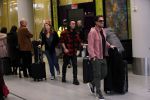 Schiphol 29 november 2019
Andre Hazes en zijn neef/vriend Djarno Hofland arriveren op schiphol nadat ze samen in New York NY zijn geweest. De moederf van Djarno staat ze op te wachten.