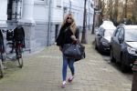 December 1 december 2019
Estelle Cruijff op weg naar haar huis.