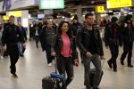 Schiphol 29 november 2019
Fajah Lourens gaat met haar nieuwe vriend Daan op vakantie naar Portugal