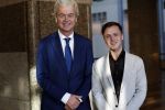 Den Haag 4 december 2019
Geert Wilders op het binnenhof. Jeffrey Stevens intervieuwt hem