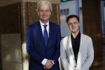 Den Haag 4 december 2019
Geert Wilders op het binnenhof. Jeffrey Stevens intervieuwt hem