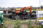 Amsterdam Ouderkerk aan de Amstel 29 november 2019
De staart van de bouw van het huis van Sven Kramer en Naomi v As is begonnen.